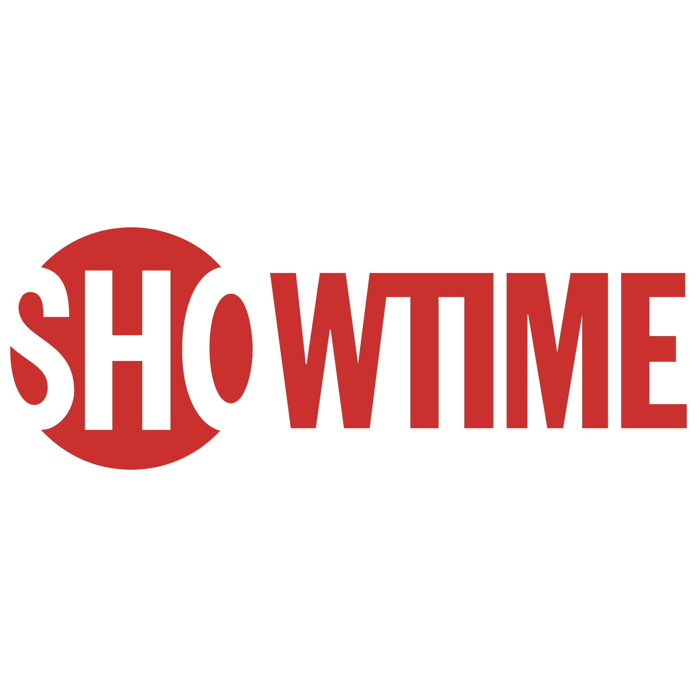 Showtime logo with a red circle and black text.