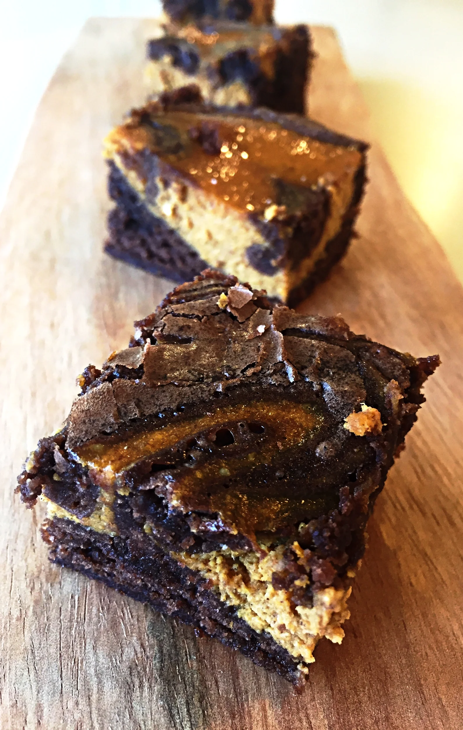 Pumpkin Swirl Brownies