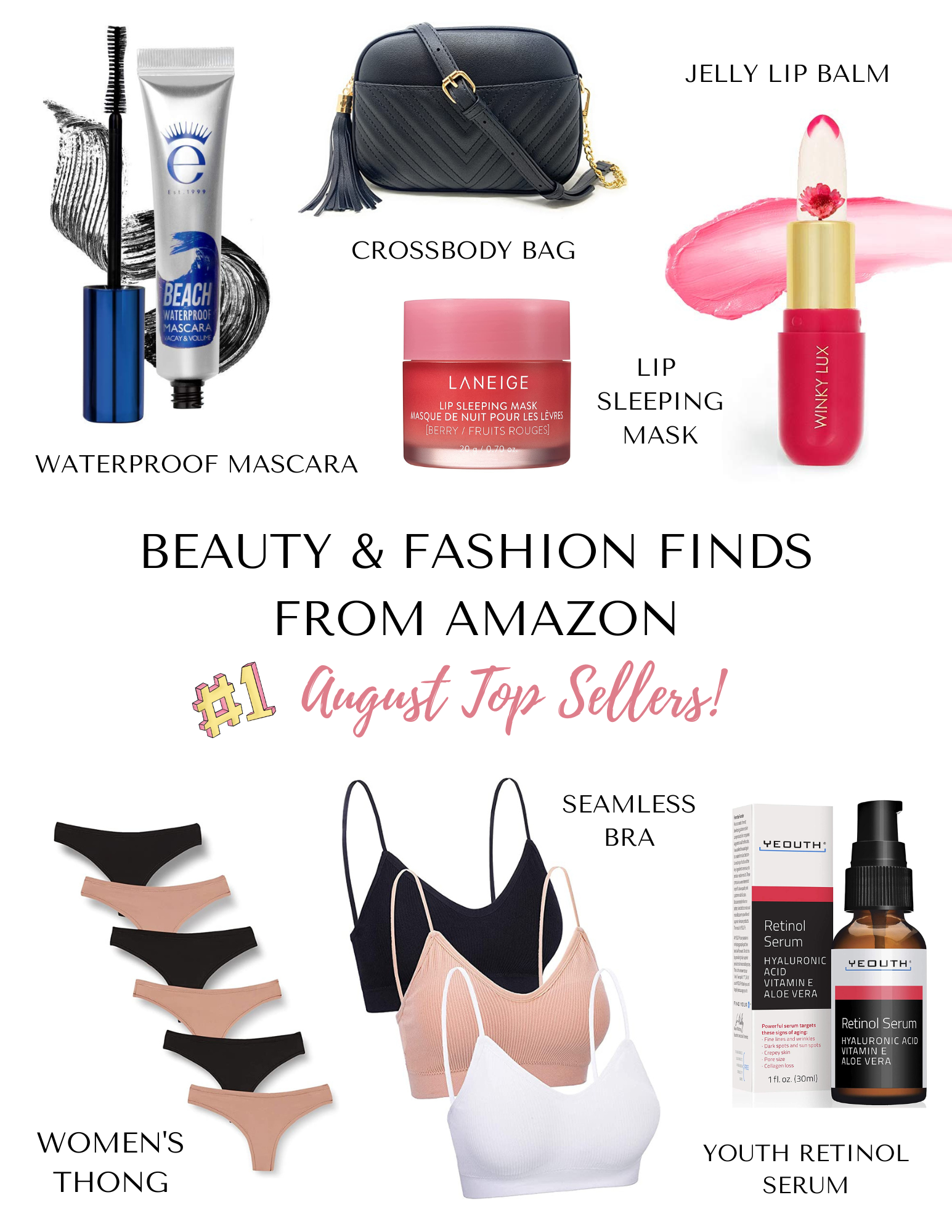 Beauty &amp; Fashion | August TOP Sellers | Amazon Finds 