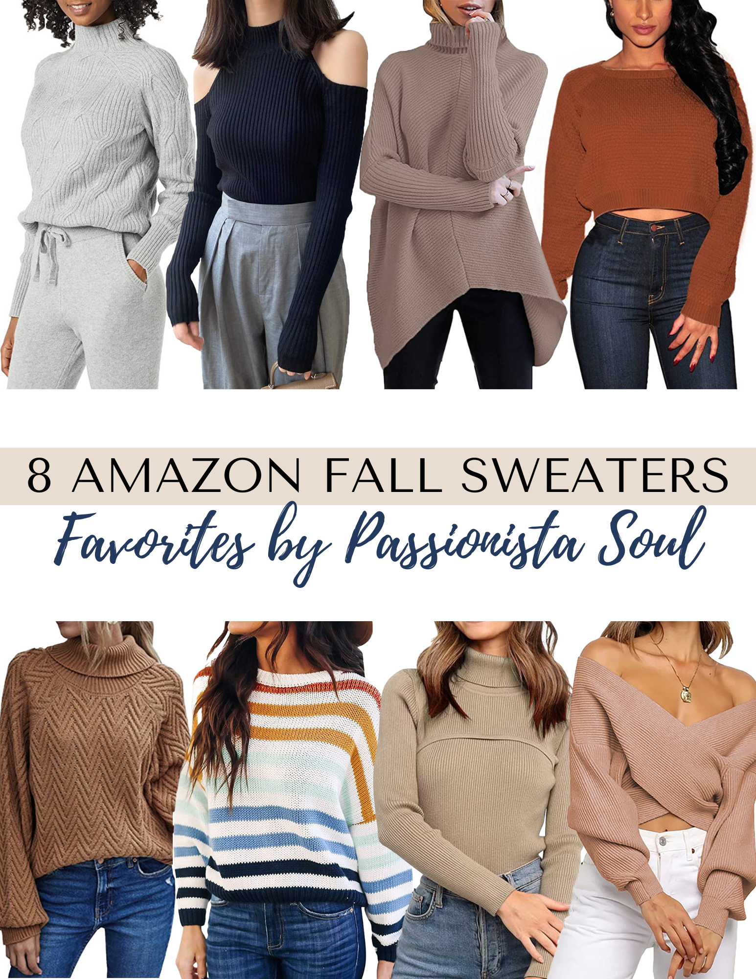 My TOP 8 Favorite Fall Sweaters from Amazon