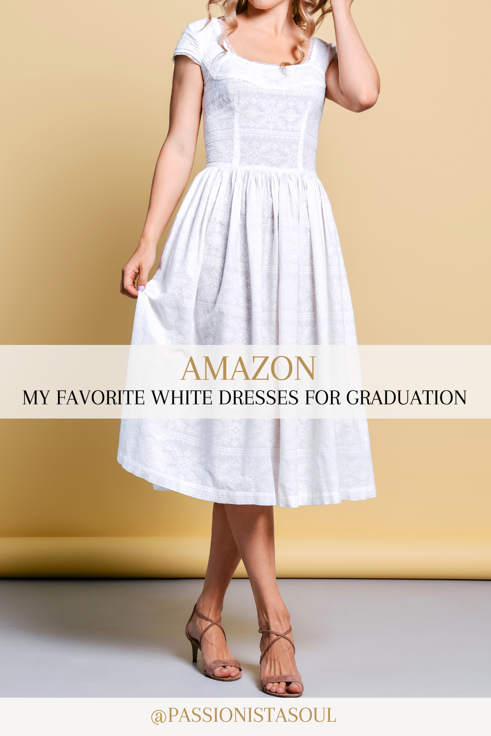 My Favorite White Dresses For Graduation | at Amazon