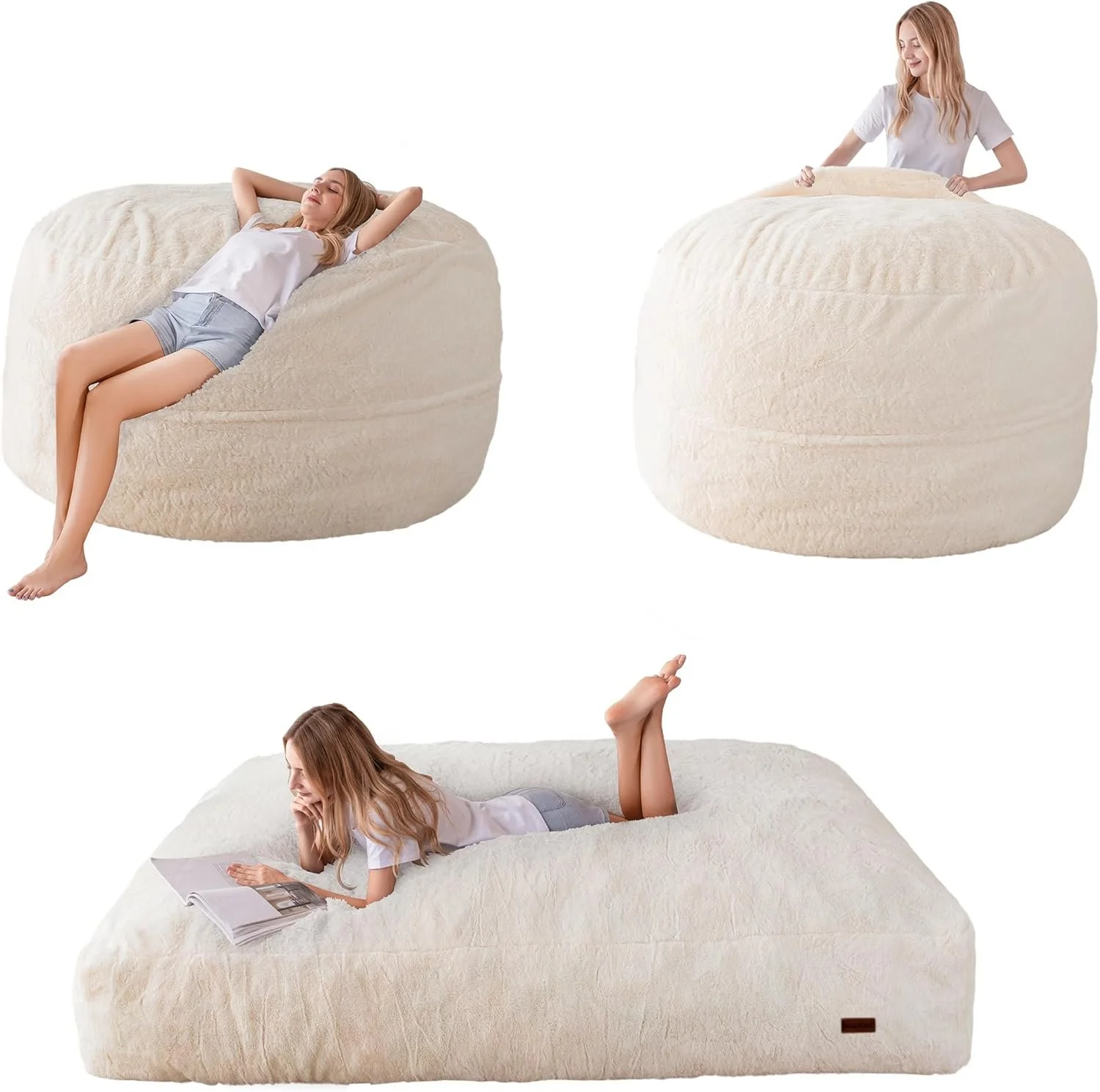 Giant Bean Bag Chair Bed for Adults