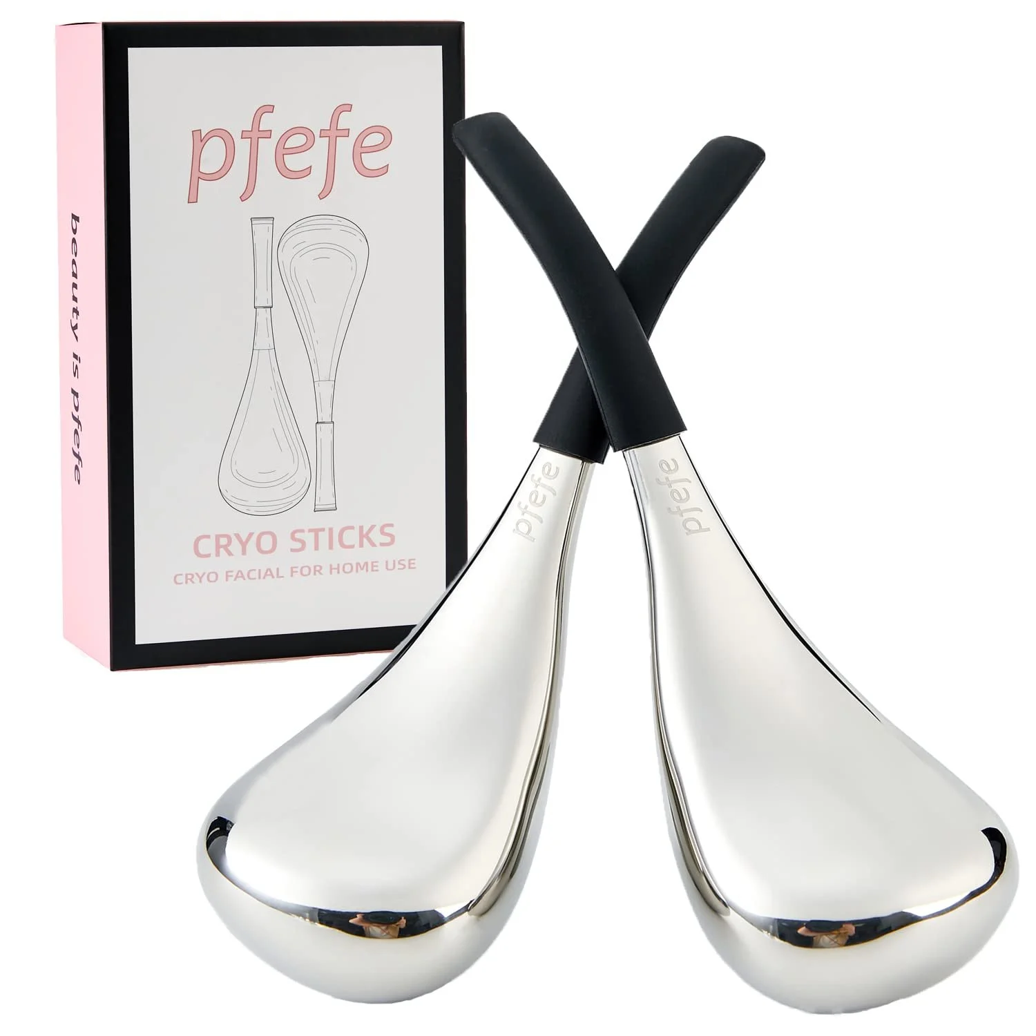 Stainless Steel Face Beauty Cryo Sticks 