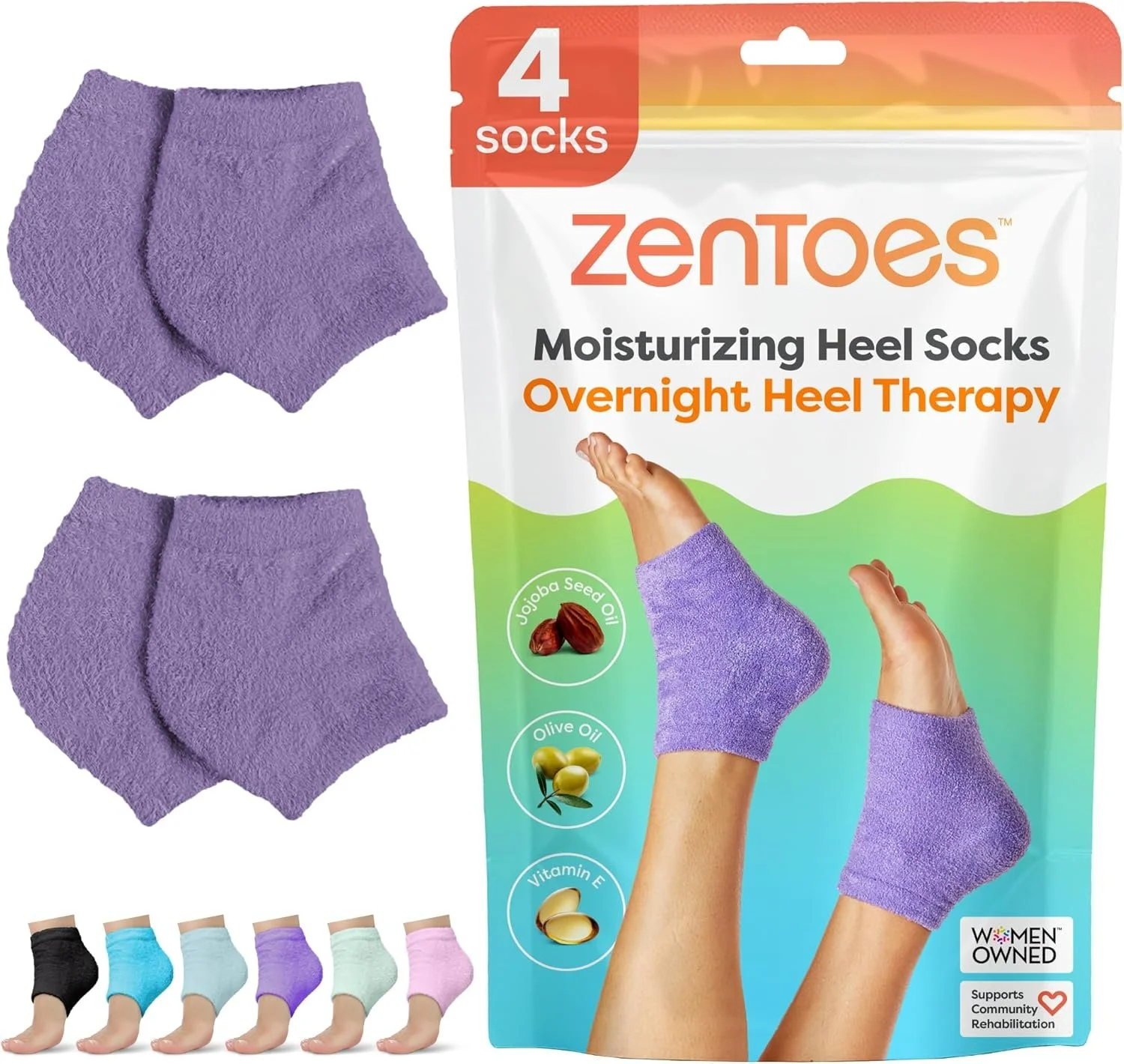 Moisturizing Socks for Cracked Heel Treatment