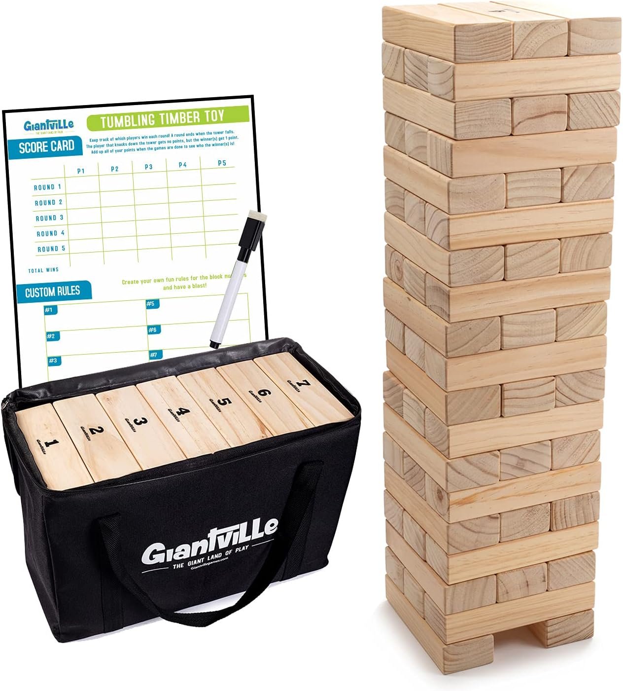 Life-Size Blocks Tower