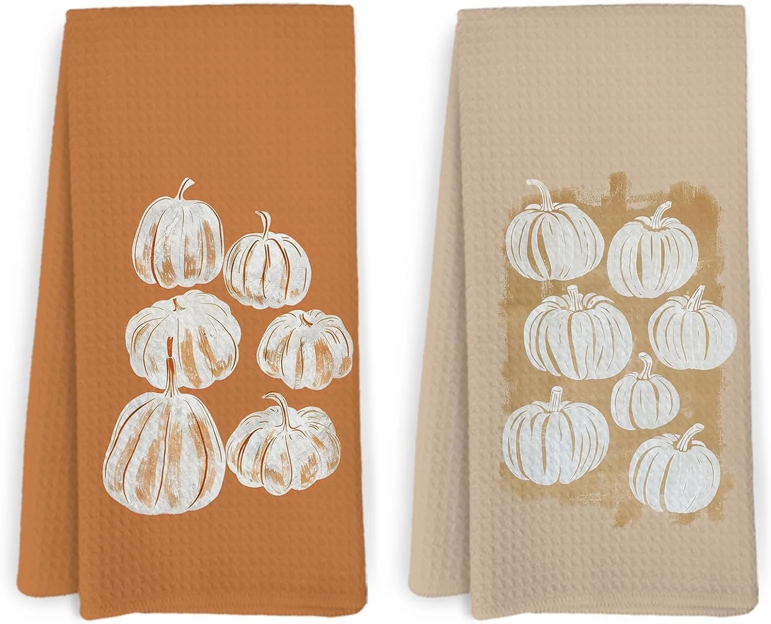 Pumpkin Kitchen / Bathroom Towels