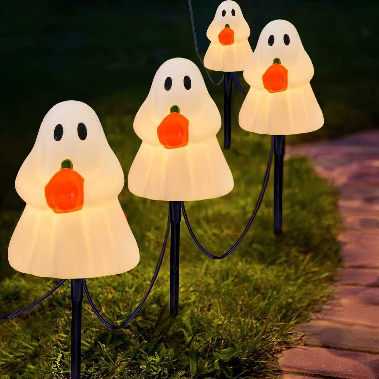  Halloween Ghost Pathway Lights