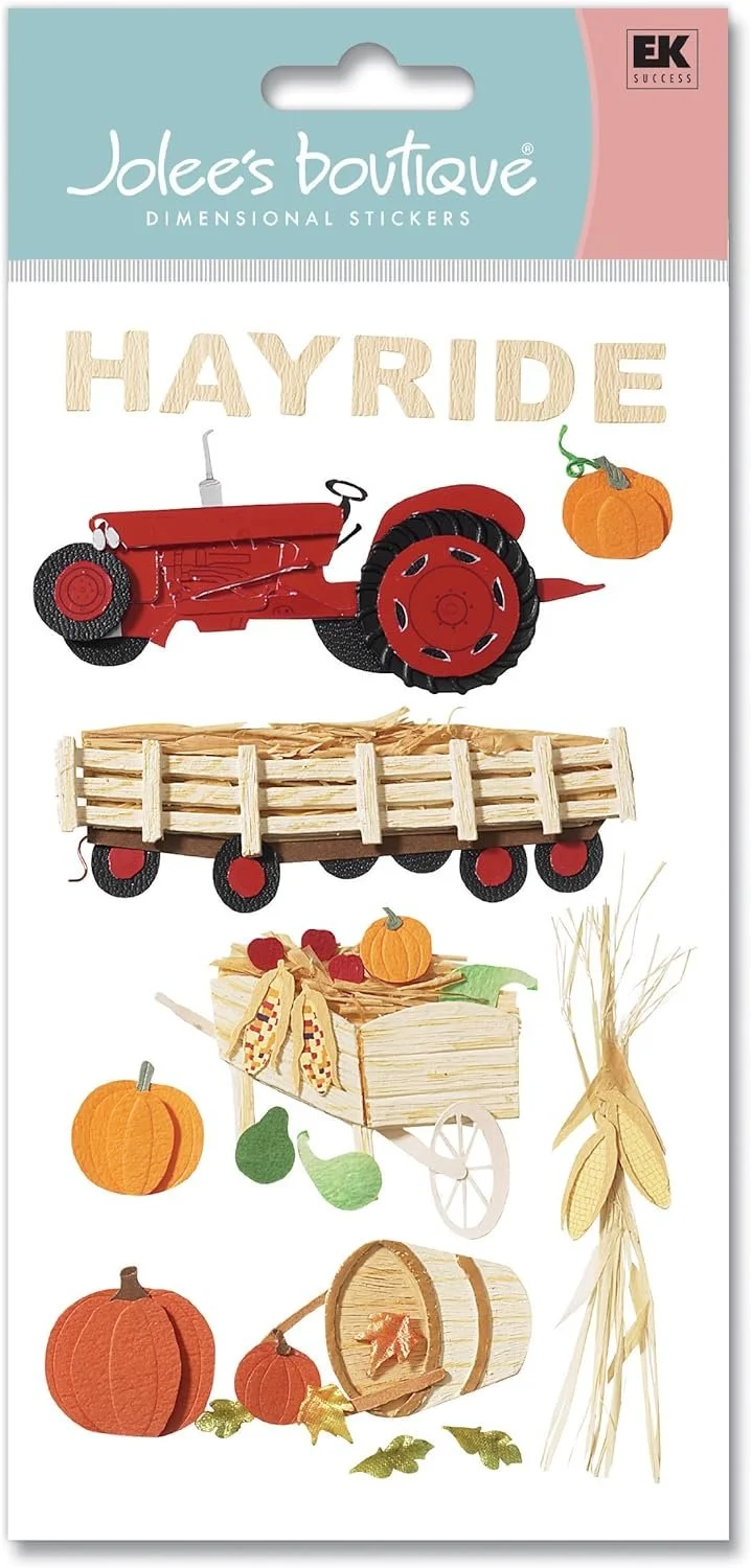 Dimensional Stickers, Hayride