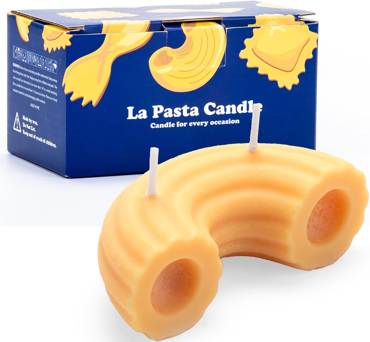 Funny Macaroni Pasta Noodle Candle