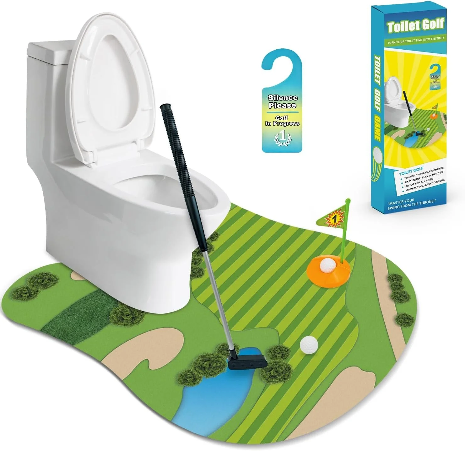 Toilet Golf Bathroom Game