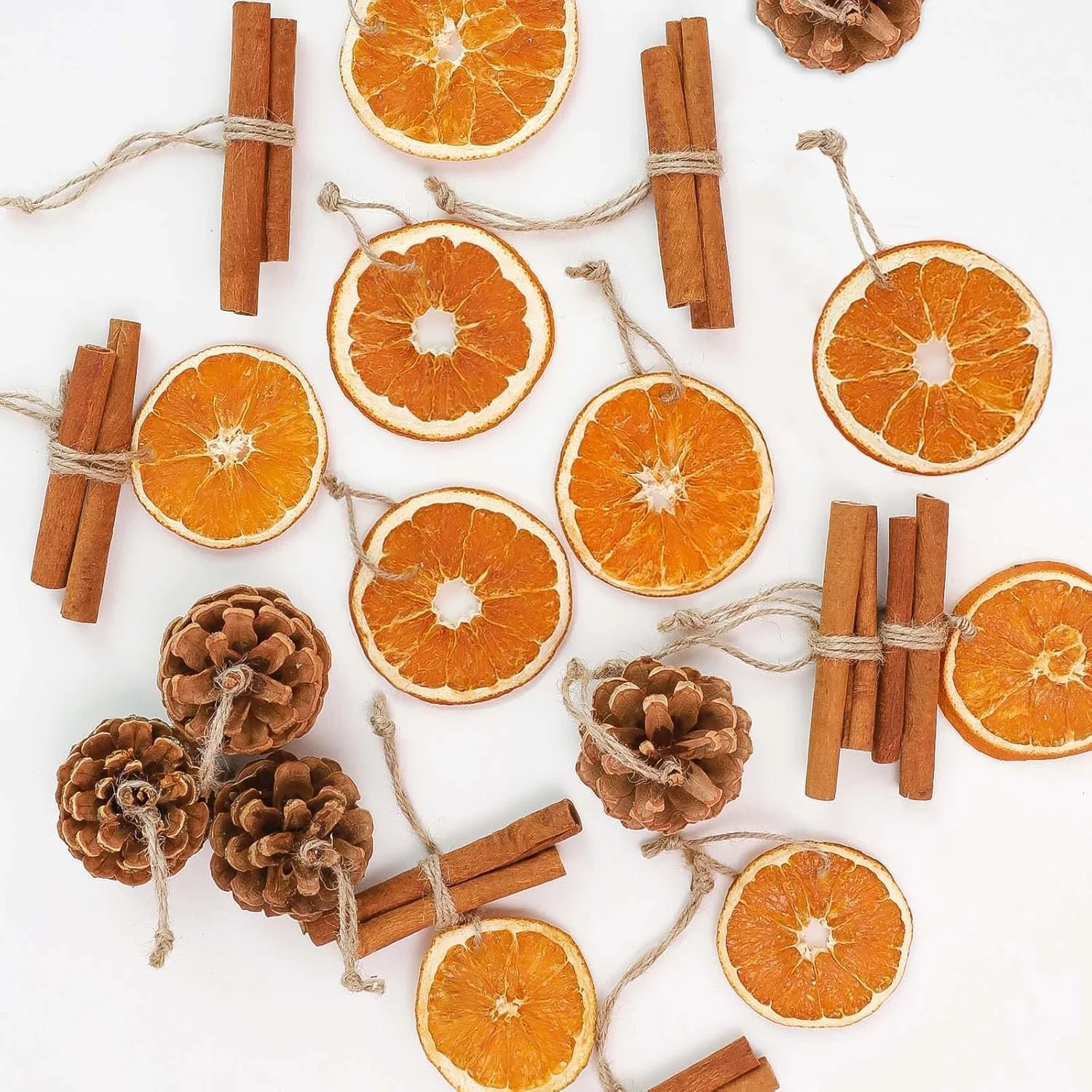 Christmas Decorations - 36Pcs Natural Orange Slices