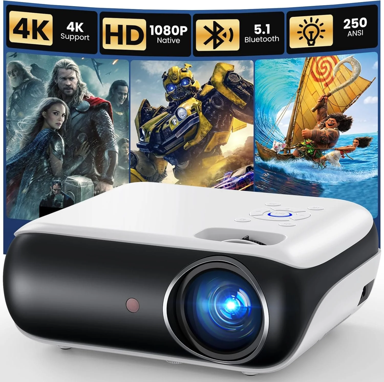 Bluetooth Mini Projector