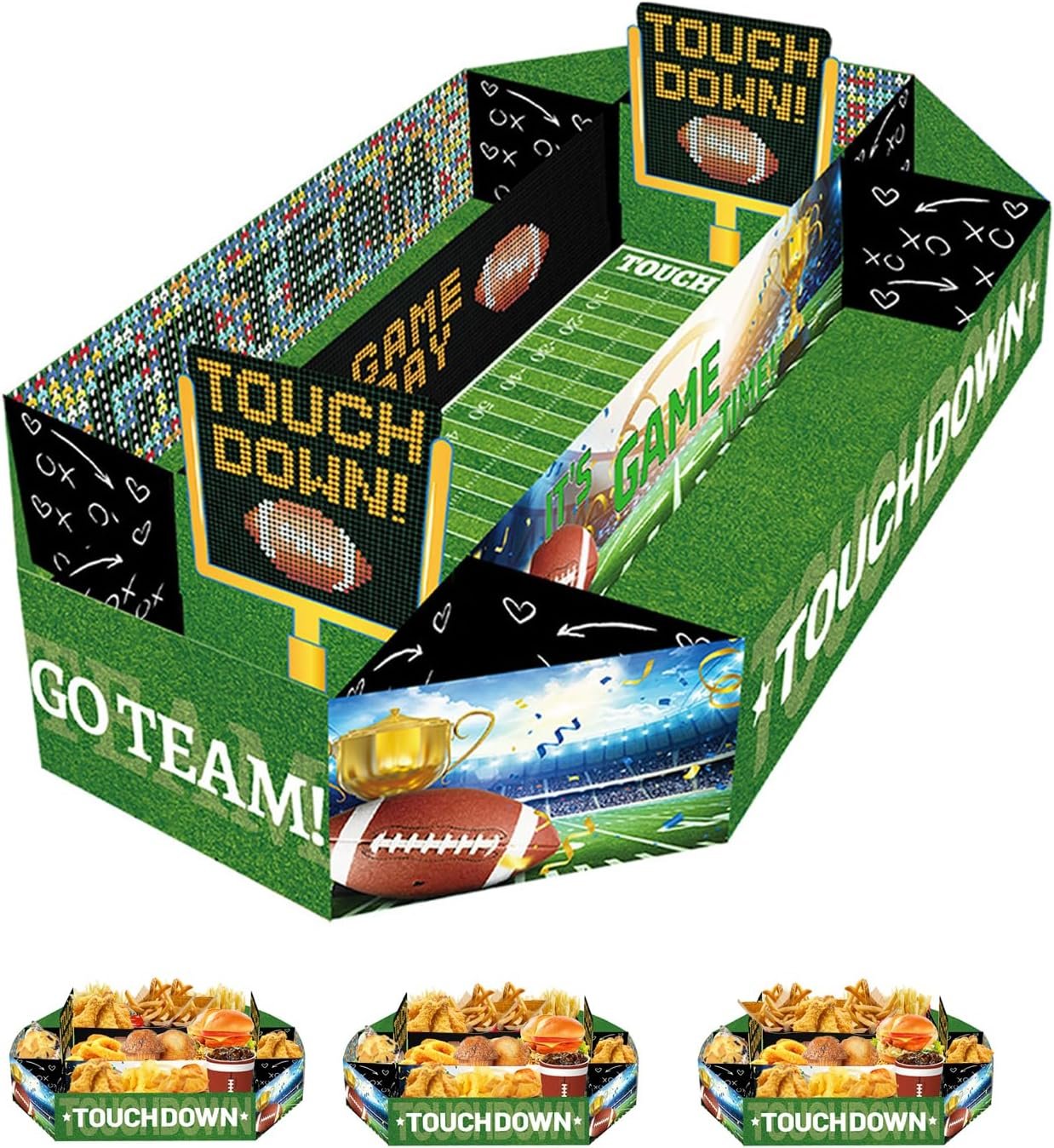 Game Day Food Trays for Parties