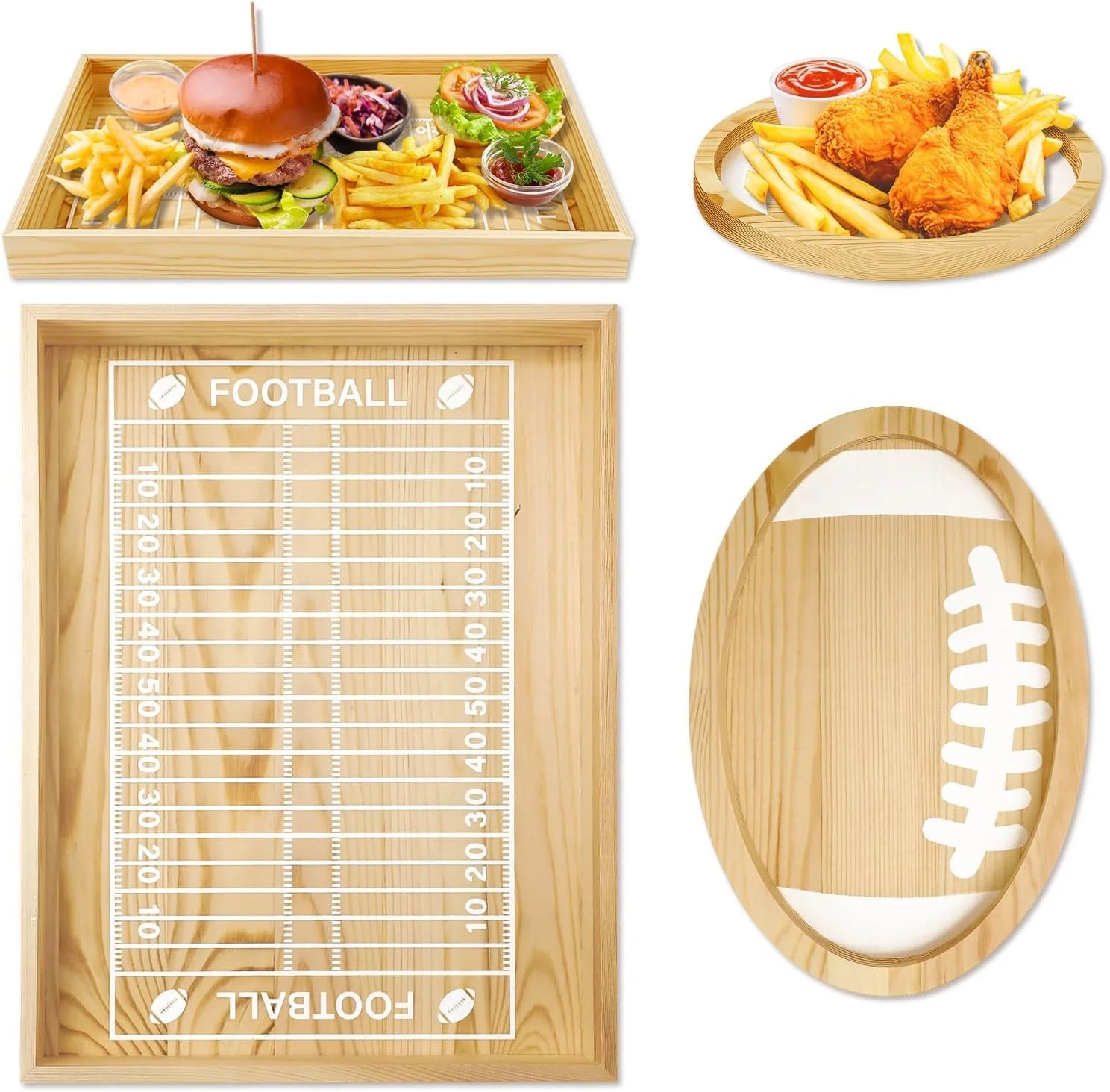 Football Serving Tray