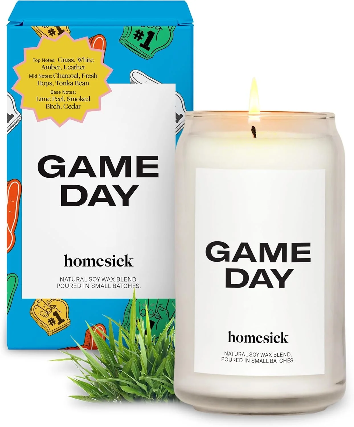 Fun Game Day Candle