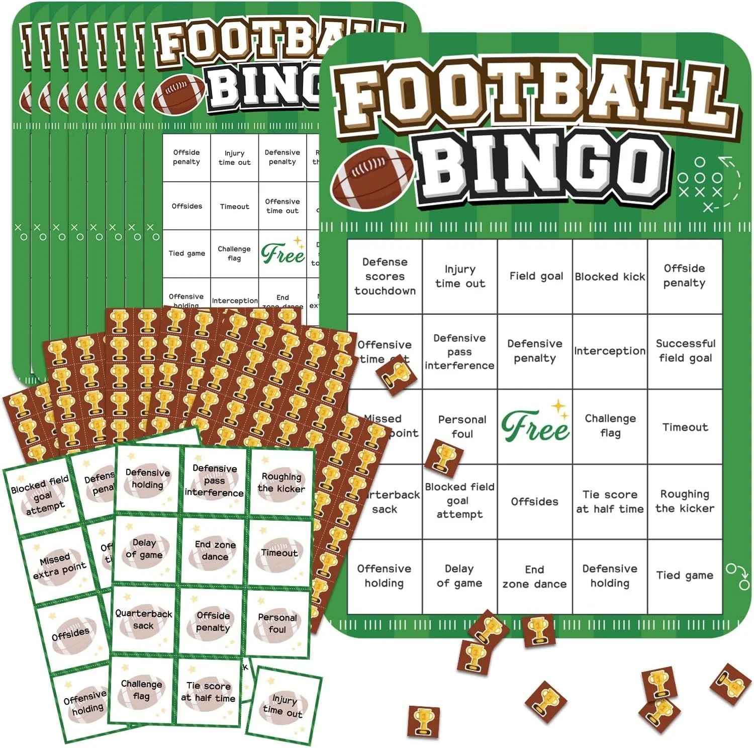 Fun Football Bingo Game