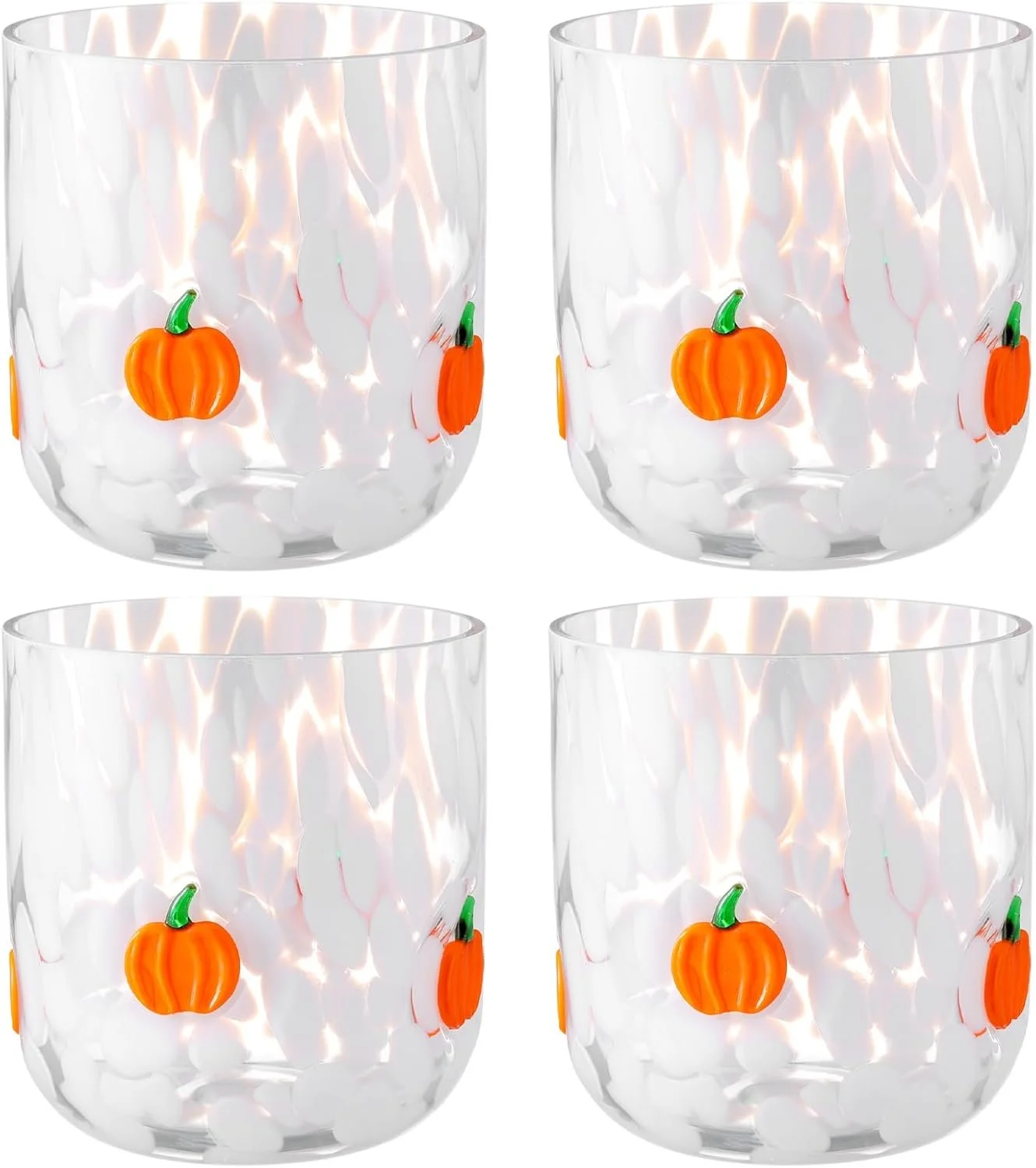 Thanksgiving Fall Icon Glass Cup