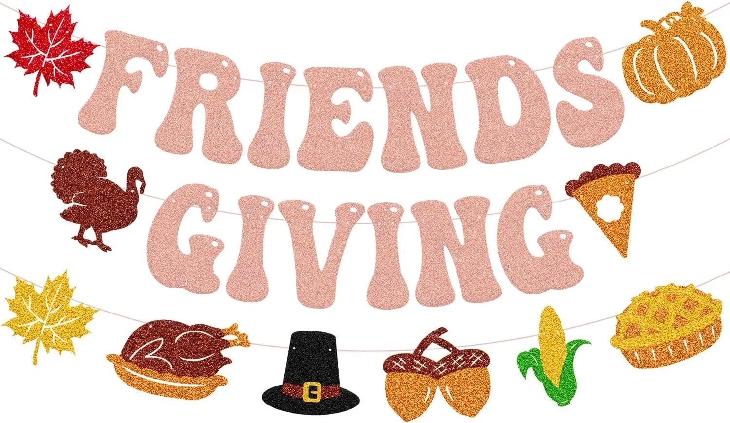  Friendsgiving Banner Thanksgiving