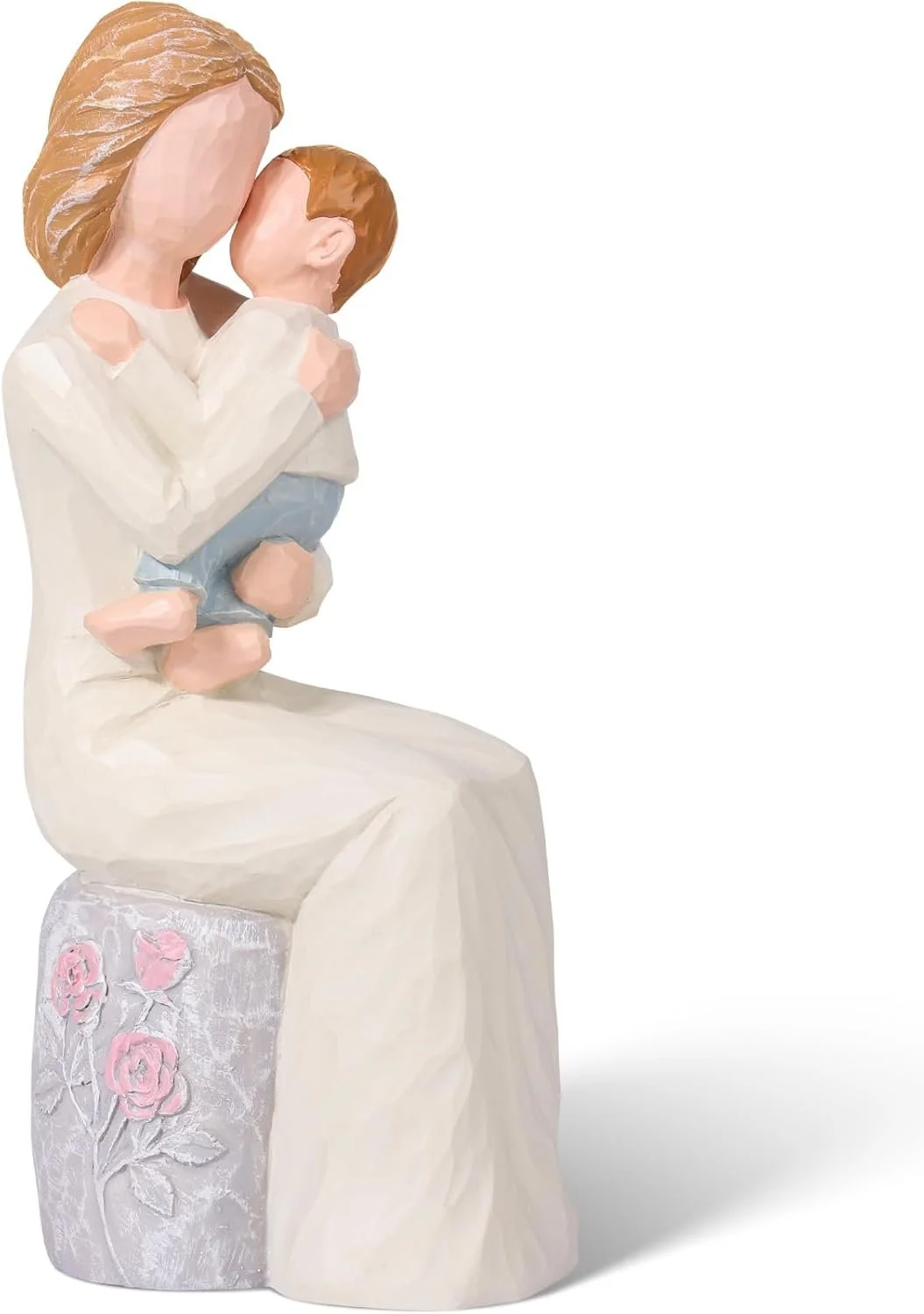 Grandmother and Baby Figurines