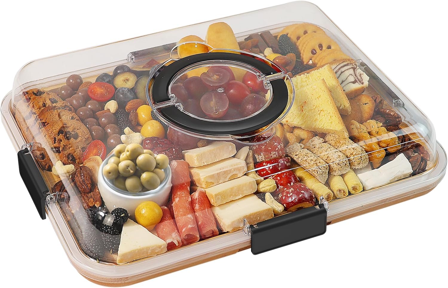 Charcuterie Board with Clear Lid