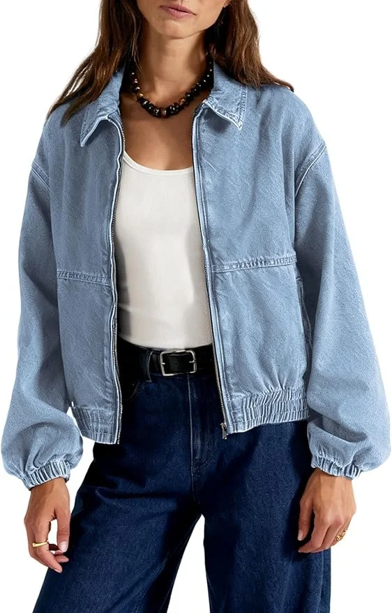 Womens Oversized Jean Jacket