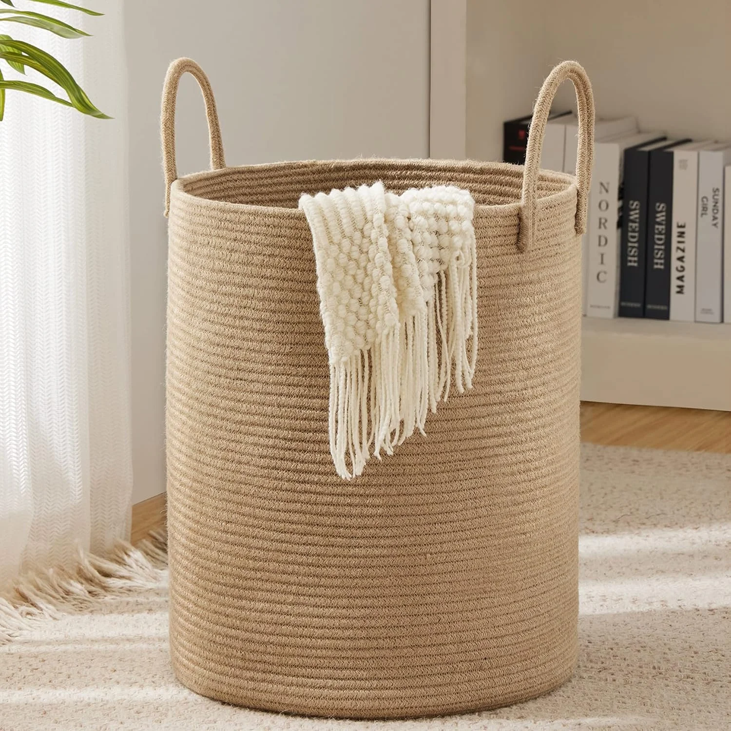 Rope Laundry Hamper Basket