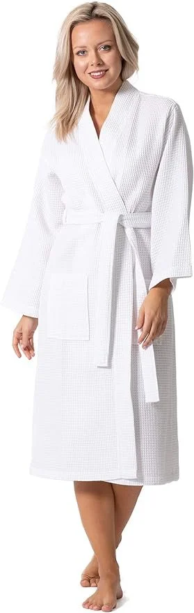 Waffle Knit Bath Robe