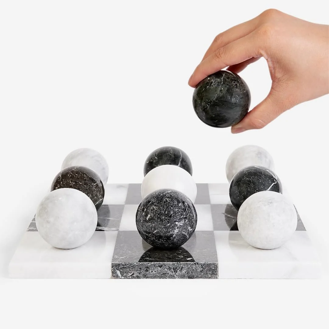 Marble Tic Tac Toe Set