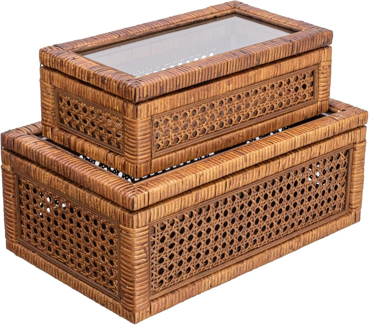Decorative Rectangle Woven Rattan 