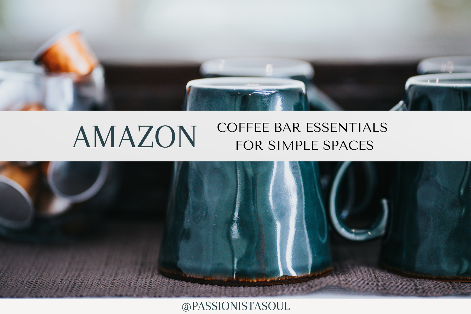 Coffee Bar Essentials for Simple Spaces  Nespresso Machine — Passionista  Soul