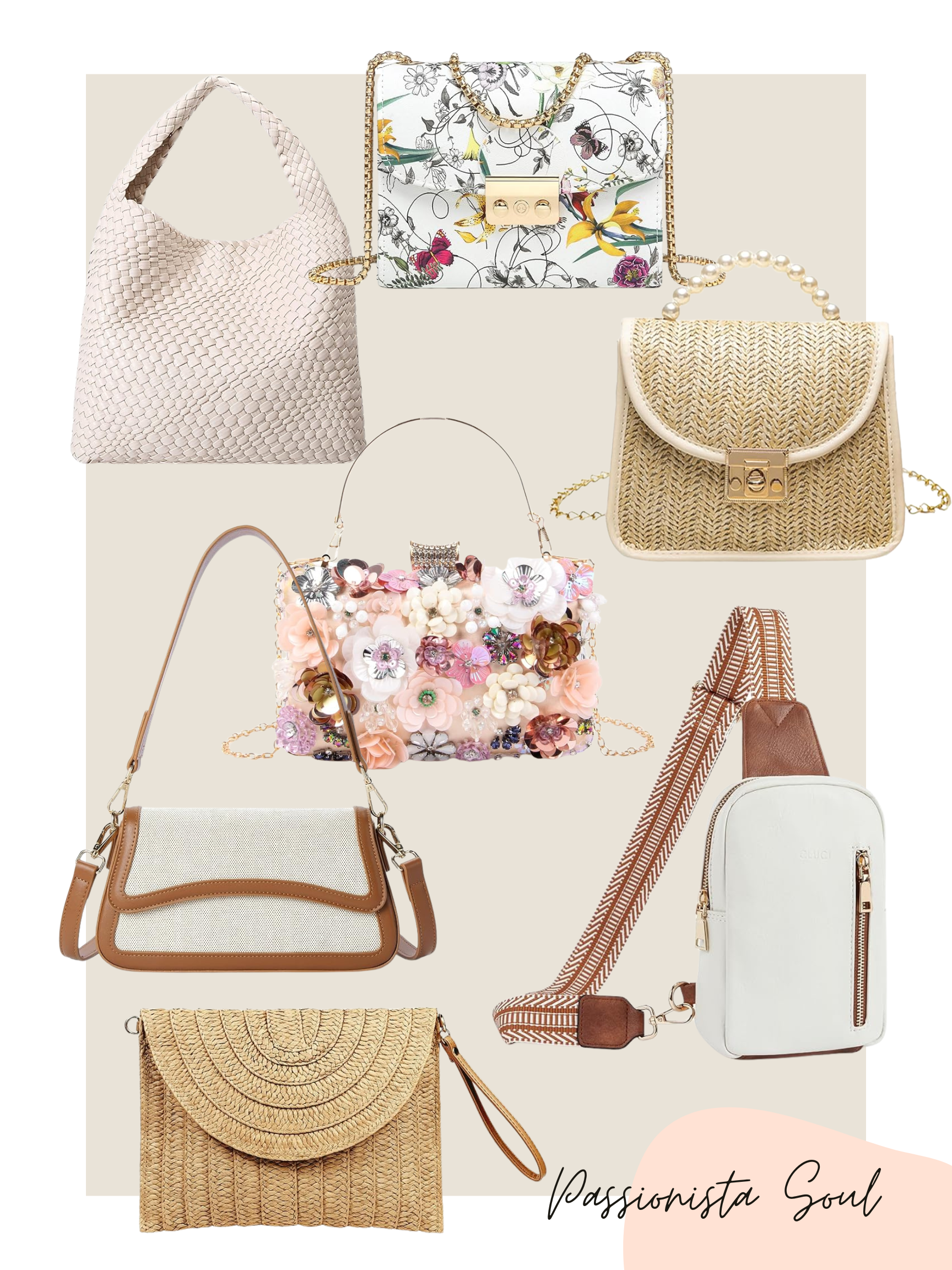 Spring Purses Lightweight Amazon Spring Bags | Floral Print, Pastel & More — Passionista Soul