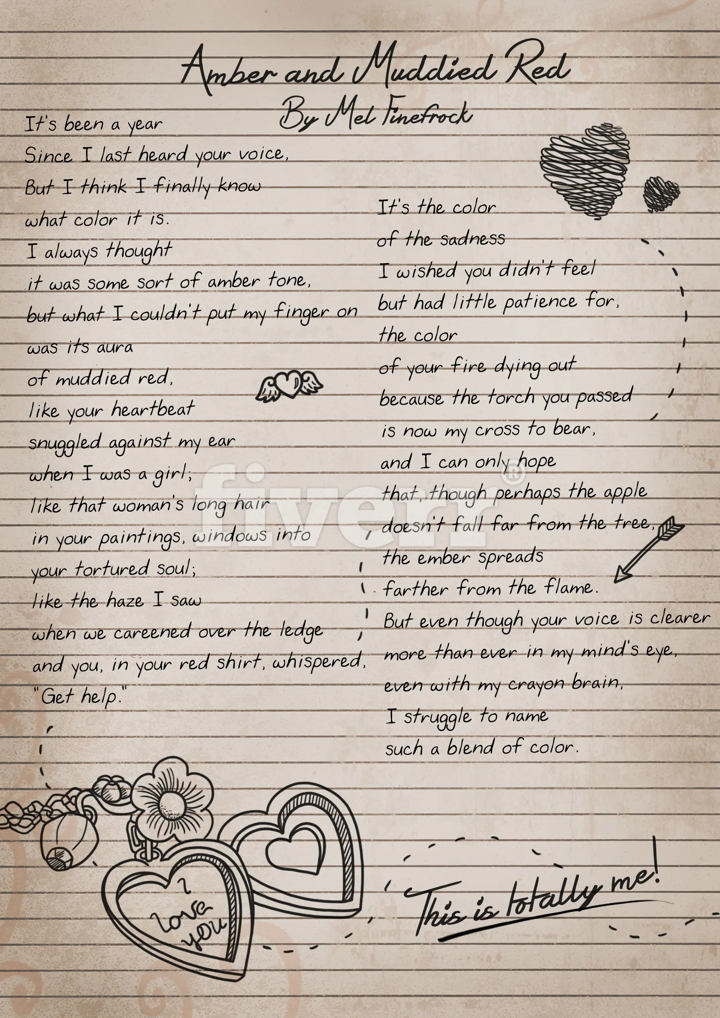 Read Ember's Poem