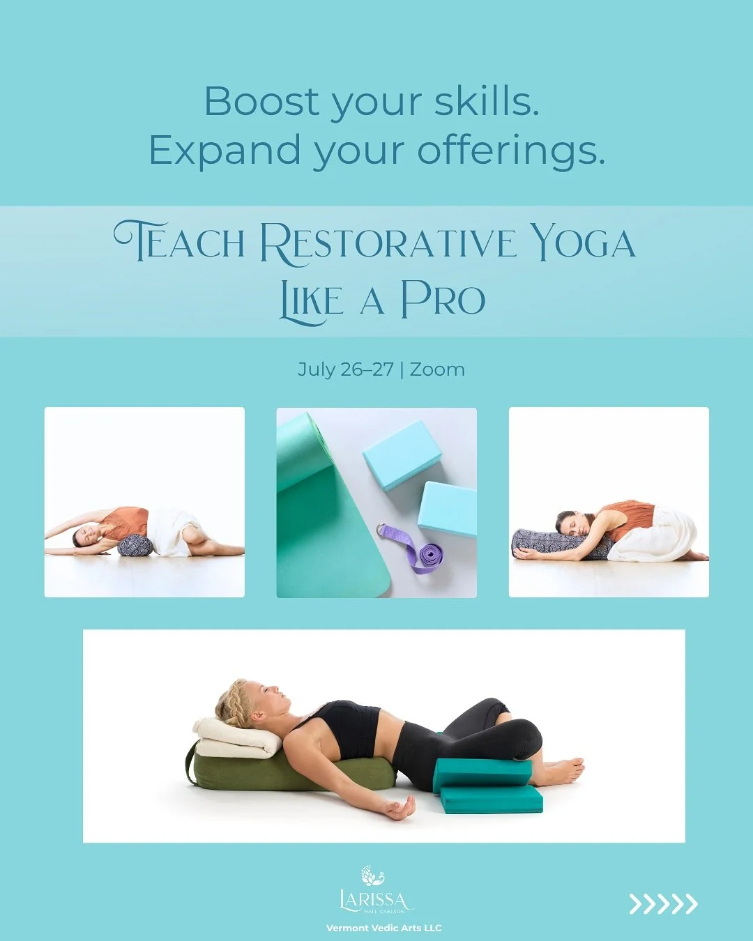 Teaching yoga is powerful&mdash;but teaching rest is profound. 🌙✨

If you&rsquo;re a certified yoga teacher ready to expand your offerings, hold safer space, and support real nervous system healing&hellip;
 
Join me for Restorative Yoga Teacher Trai