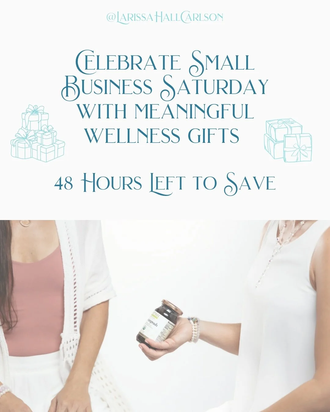 🎁 Support Small, Gift Well-Being ✨

It&rsquo;s Small Business Saturday! ❄️
Every purchase you make supports my small, woman-owned business and helps me continue sharing ancient wellness wisdom with care and intention. For 20+ years, I&rsquo;ve share