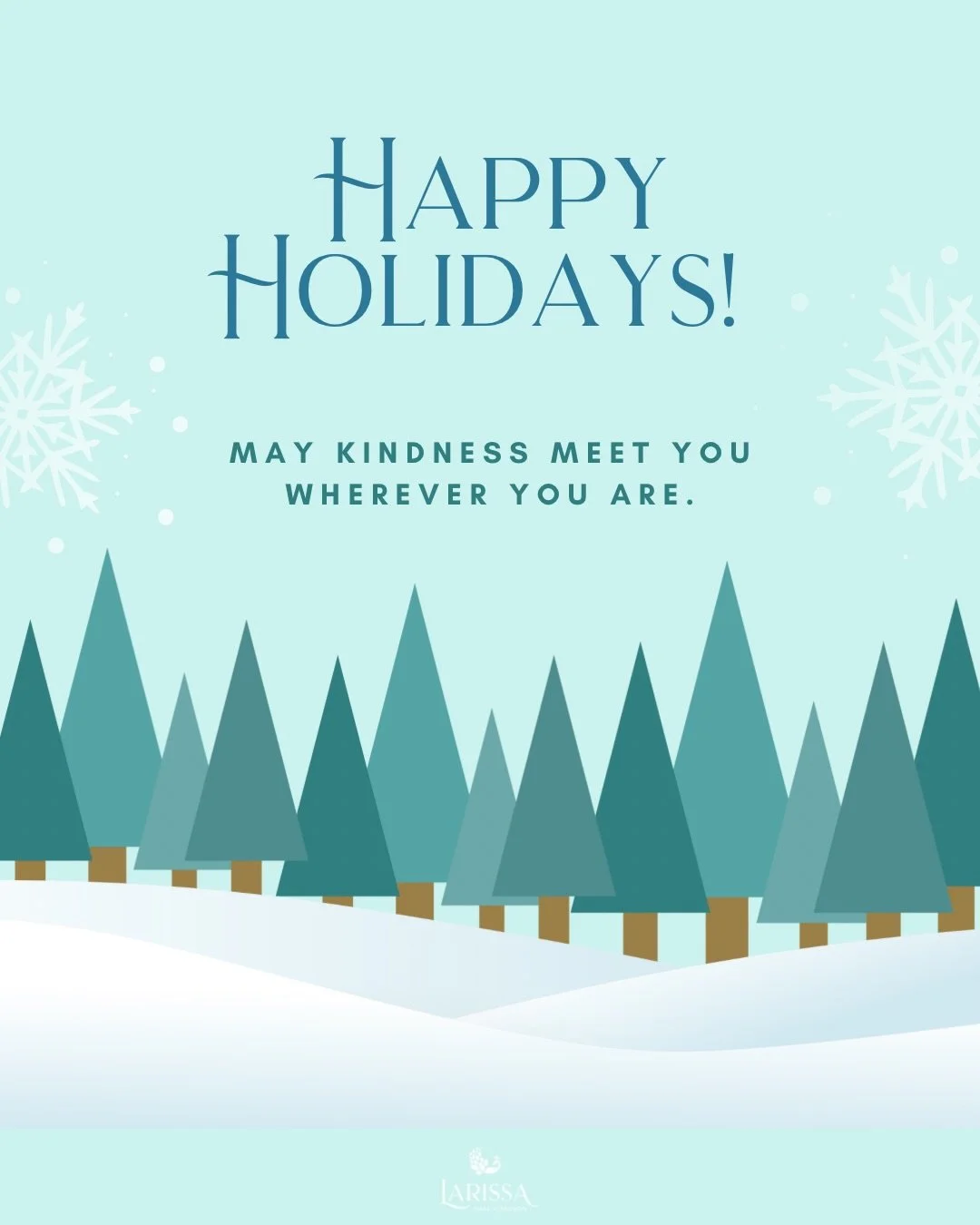 Season&rsquo;s Greetings, friends 🩵

This time of year is often filled with lights, gatherings, and full calendars &mdash; and it can also be a powerful invitation to slow down, even briefly, and rest in what&rsquo;s simple and nourishing. ❄️ 

Afte