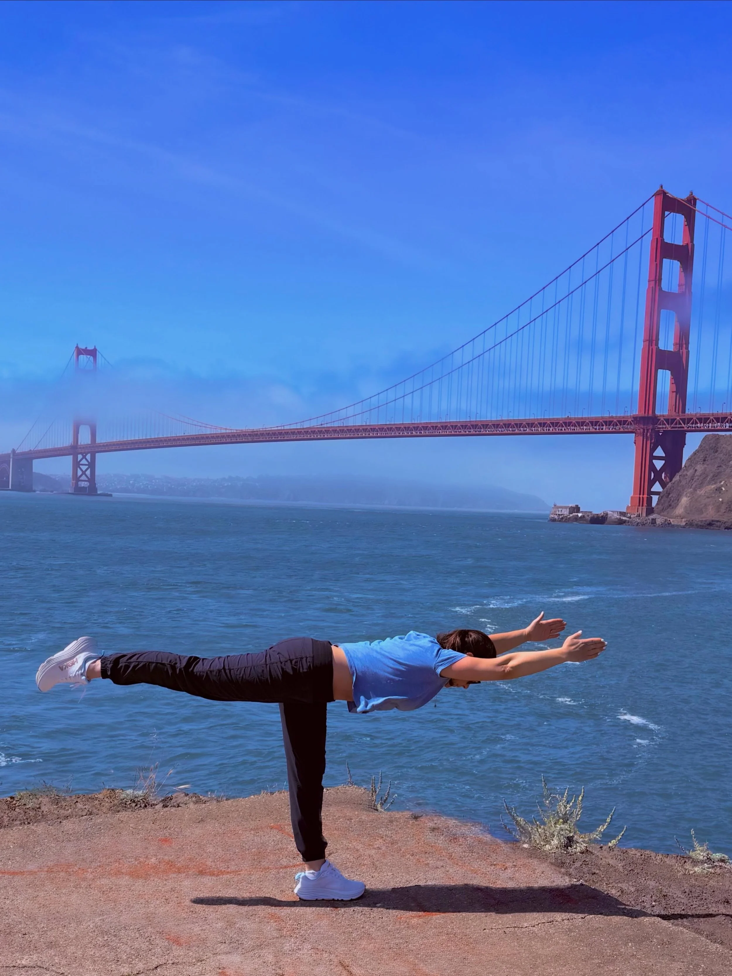 San Francisco offered a beautiful kind of restoration. 🌉 

A return to simple yet deeply nourishing pleasures:
movement, nature, meaningful conversation, vibrant meals, and the quiet joy of spending time with someone who has known me for more than 3