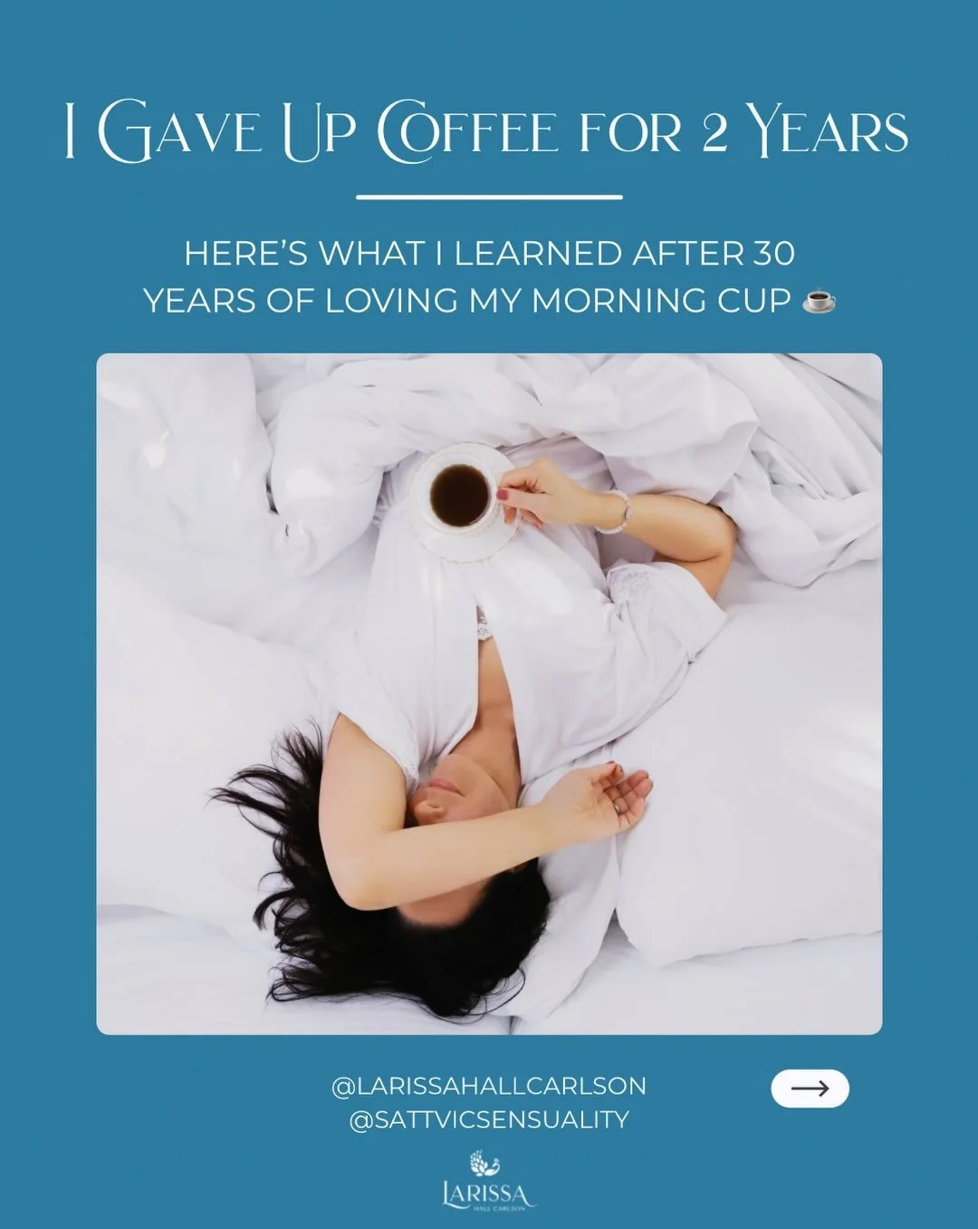 ☕ Two Years Without Coffee: What I&rsquo;ve Learned

Two years ago, I set down my daily cup of coffee.

At the time, I was preparing for Panchakarma, Ayurveda&rsquo;s traditional cleansing and rejuvenation process. What began as a short-term experime