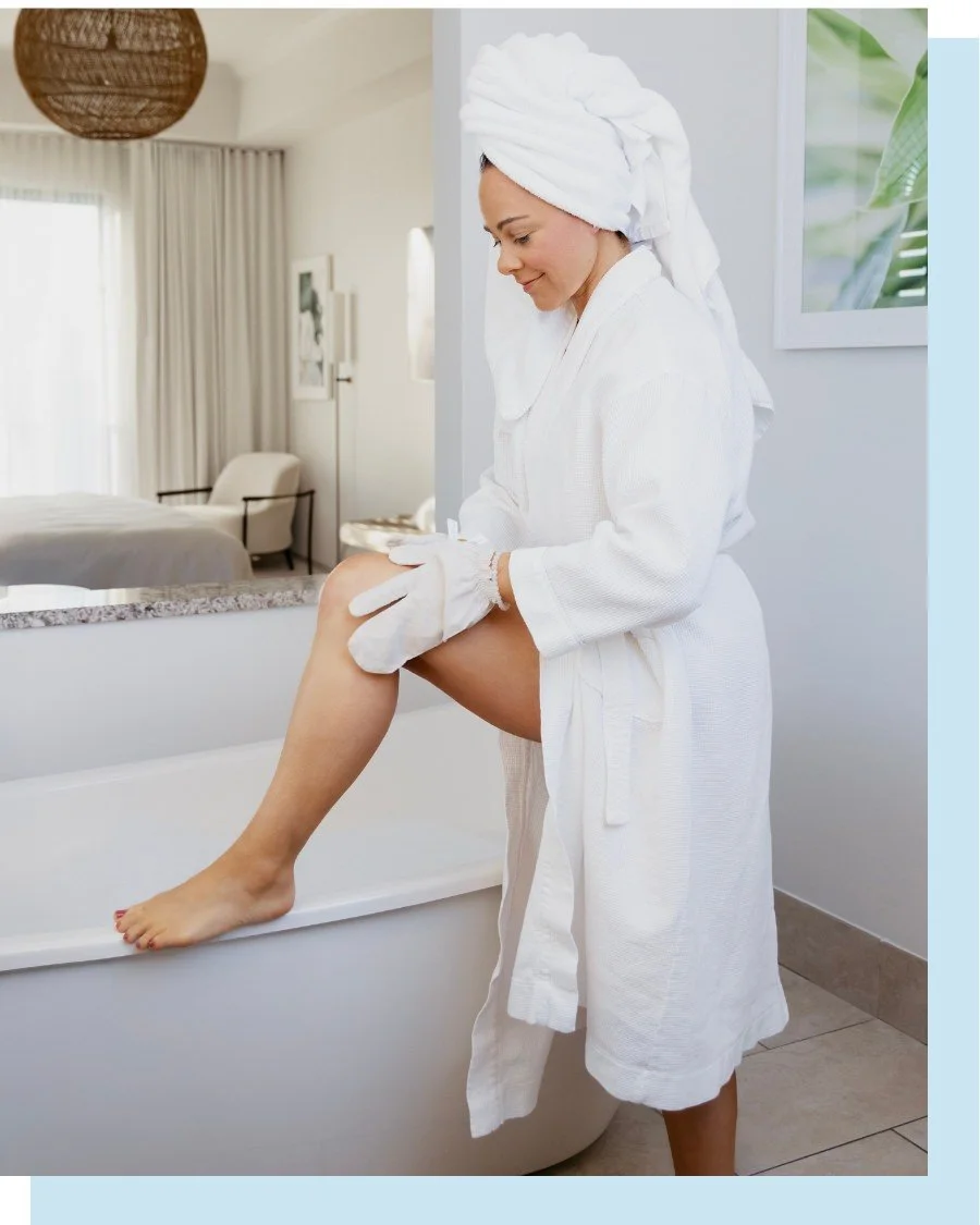 larissa carlson using scrub