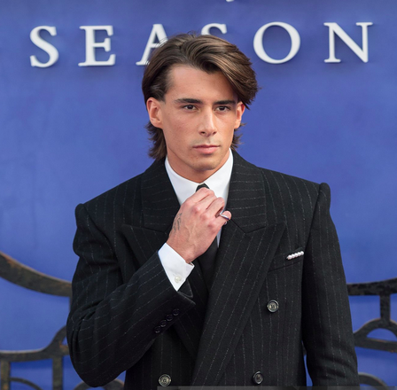 Georgie Farmer Wednesday Premiere Close up.png