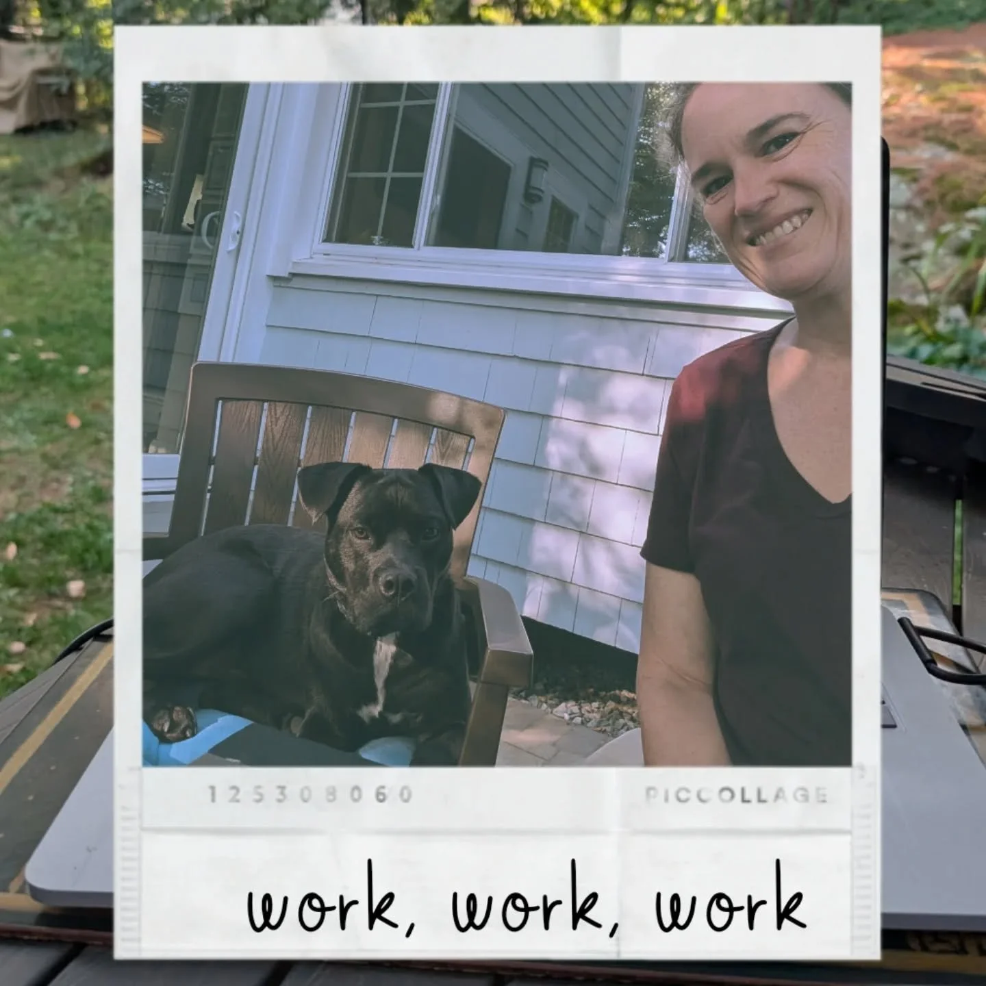 Dear readers, I can't believe I haven't shared this yet! We got a new pup!

He currently specializes in chewing, with his favorite target being my hands and arms, so some lucky virtual meeting members have seen me being attacked by what appears to be