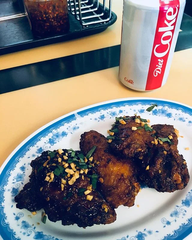 @pho501 making an exception for yours truly and #chef don whipped up his famous wings! #onatuesday