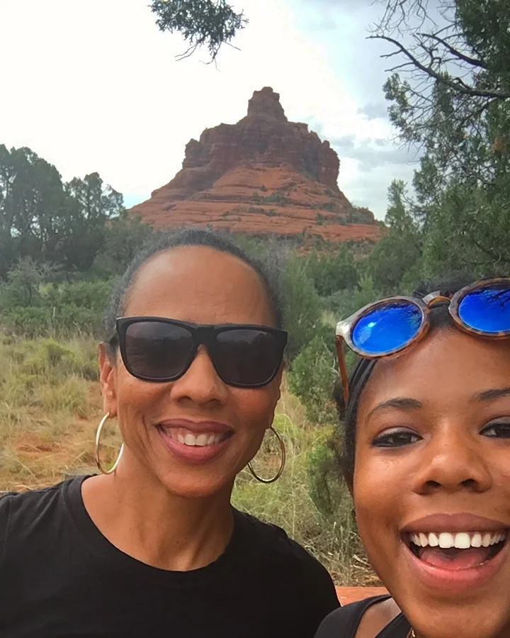 Jess and Me in Sedona-- Bell Rock