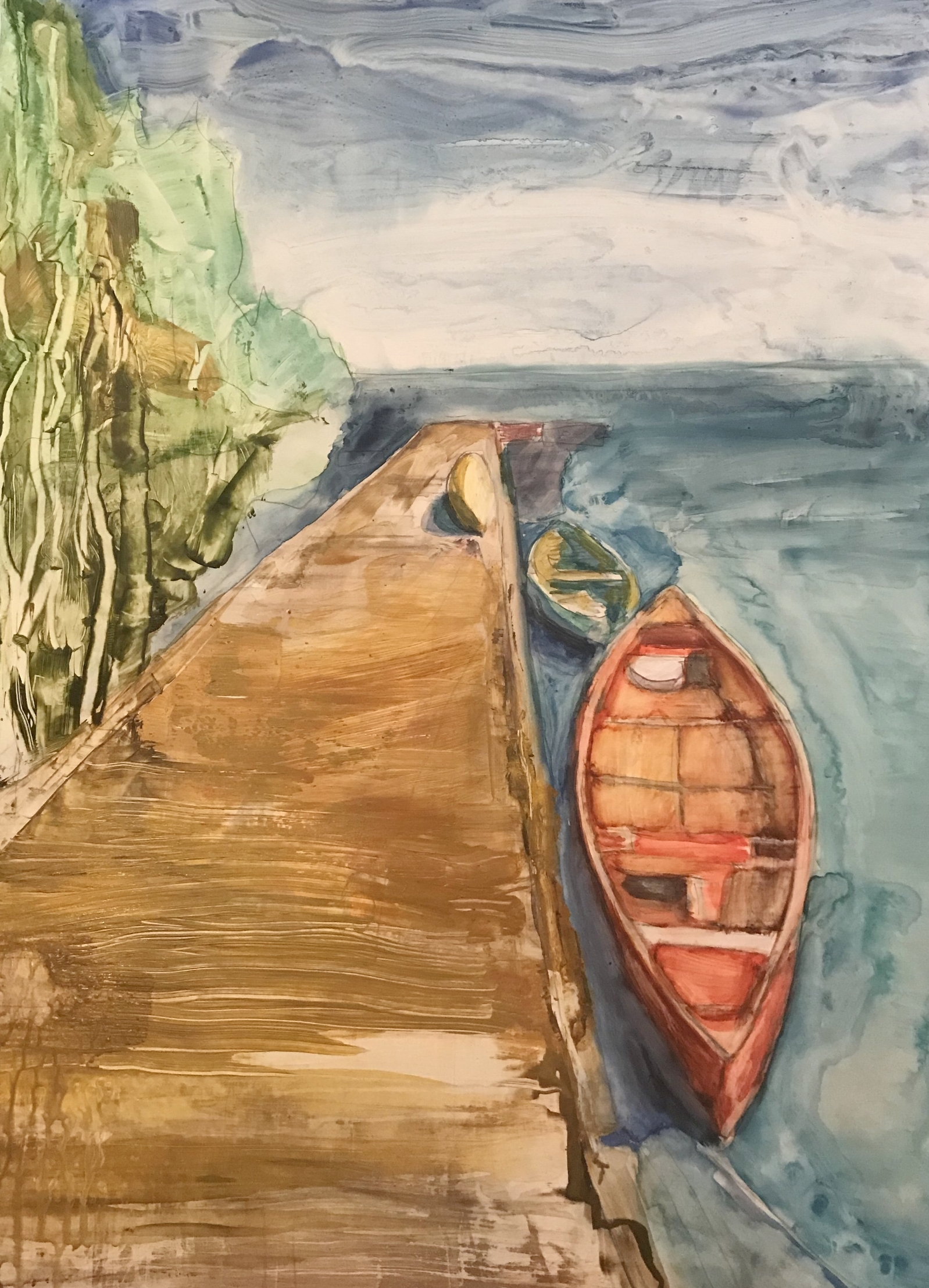 BOAT ON YUPO