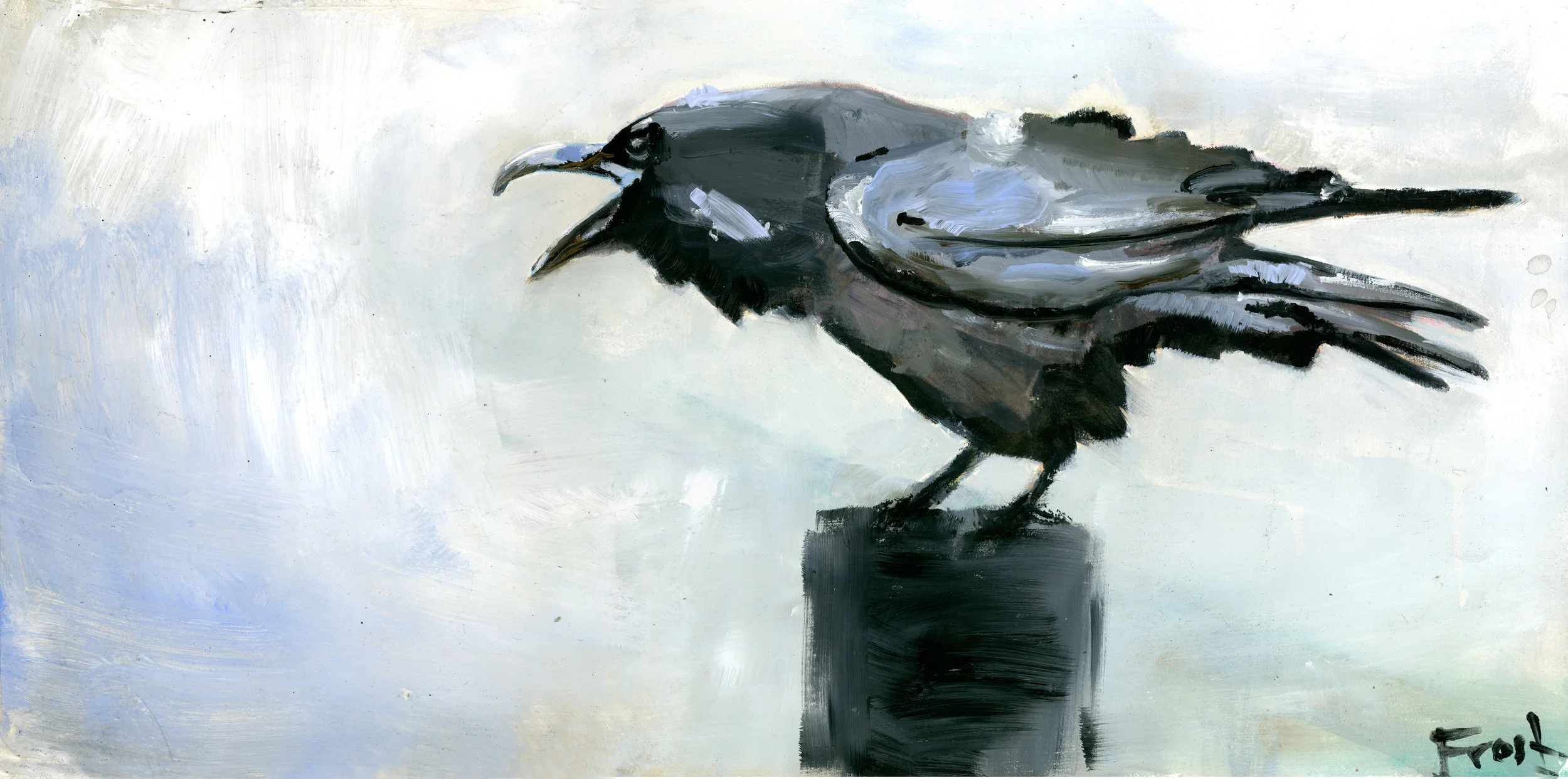PORTRAIT OF A CROW