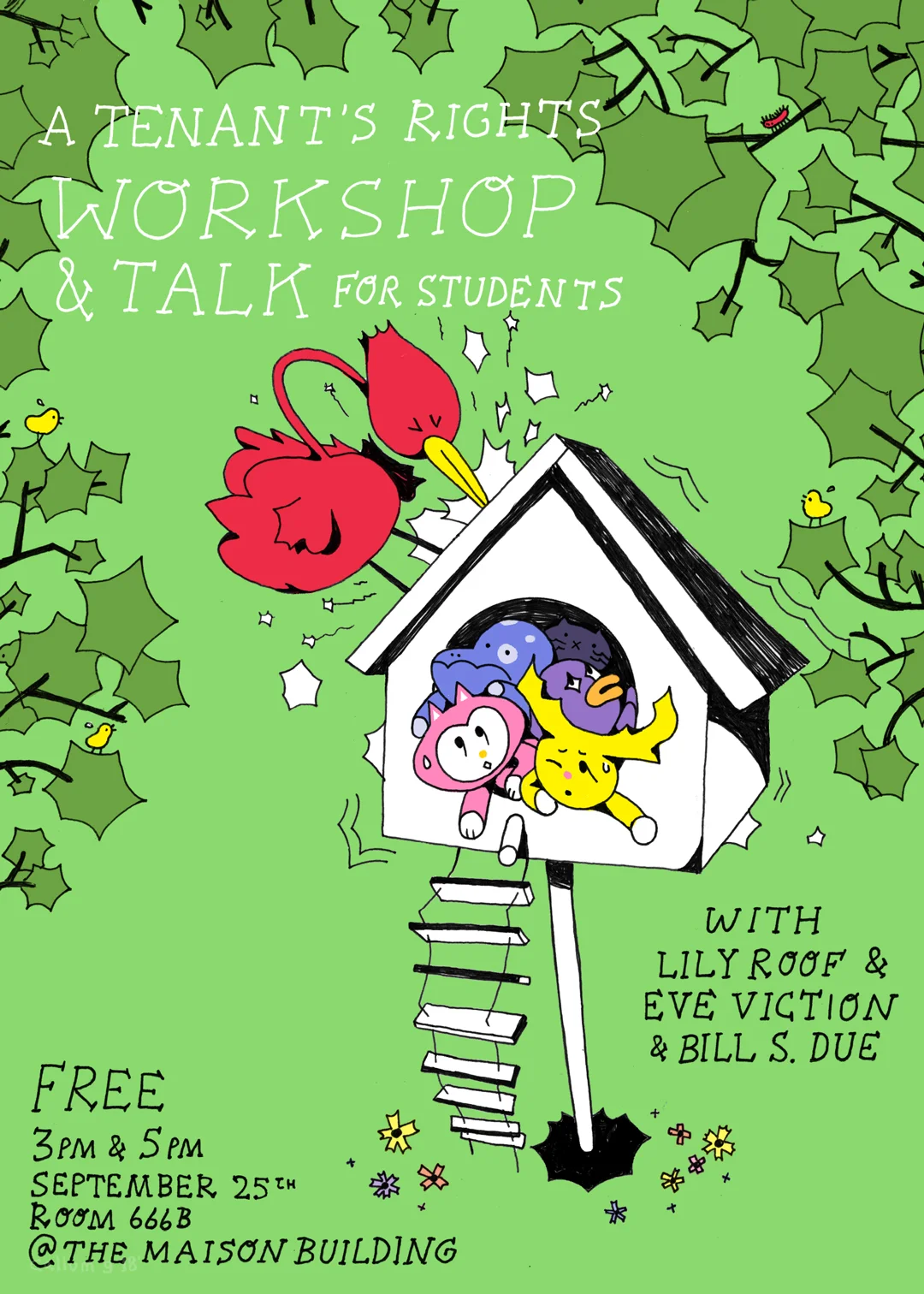 Phoney Workshop Poster, personal, 2018