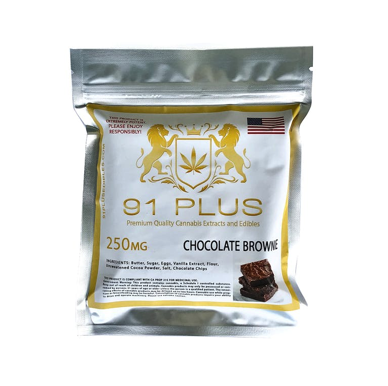 91 PLUS Chocolate Brownie - 250mg