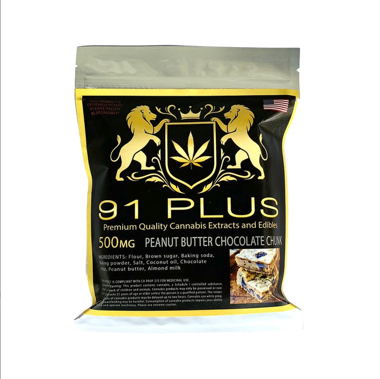 91 PLUS Peanut Butter Chocolate Chunk - 500mg
