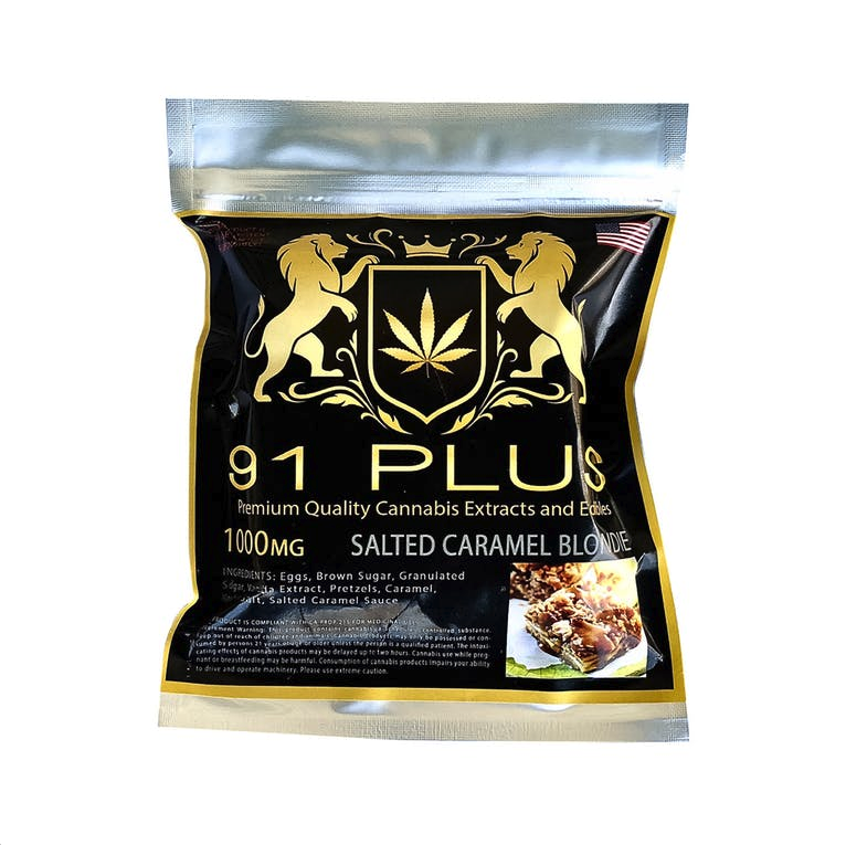 91 PLUS Salted Caramel Blondie - 1000mg