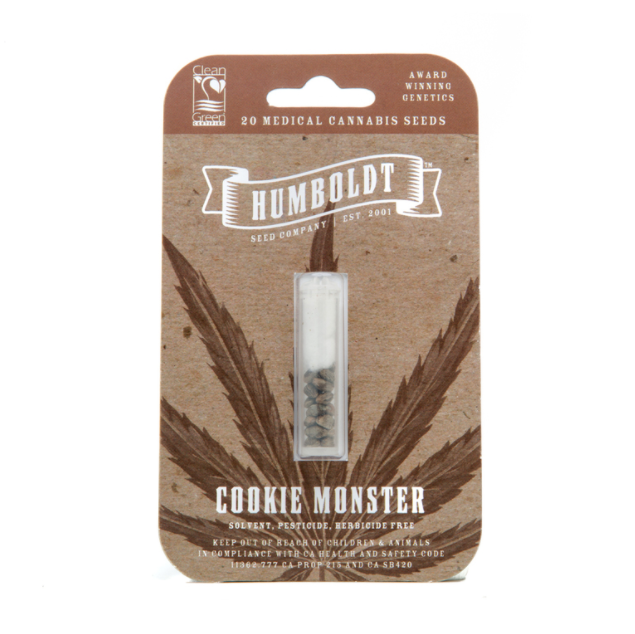 Humboldt Seed Company Cookie Monster - 20 Natural Seeds