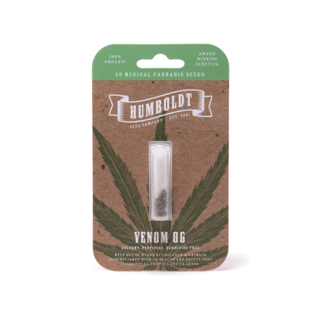 Humboldt Seed Company Venom OG - 20 Natural Seeds